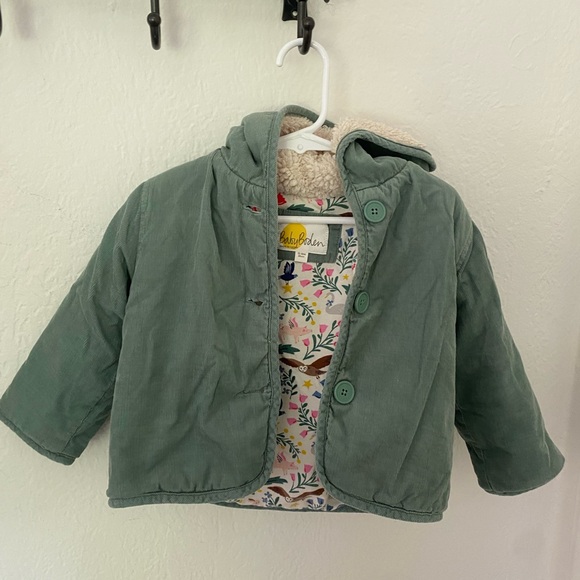 Green Corduroy Boden Kids Jacket